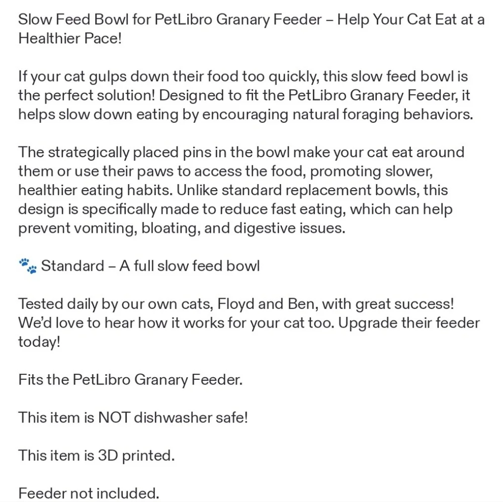 Slow Feeder For Cat